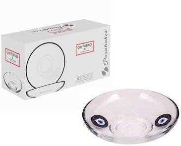 PASABAHCE54201 NAZAR TEA PLATE 1SET6PCS