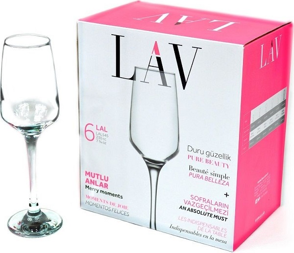 LAV LAL545 CHAMPAGNE BOX 1SET6PCS 230CC