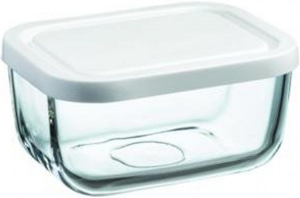 PASABAHCE53733 WHITE STORAGE BOWL 420CC