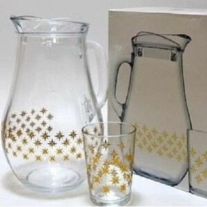 PASABAHCE97346 WATER SET STARDUST 1SET7PCS