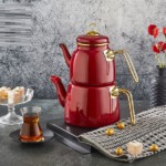 PACI200463 E-LINE TEAPOT RED COLOUR 1L 2L