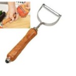 NJOY 013BAYSA WOODEN HANDLE PEELER 16CM