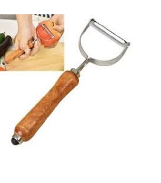 NJOY 013BAYSA WOODEN HANDLE PEELER 16CM