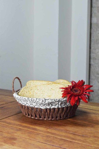 NJOY 3ER-2019-152 RATTAN BREAD BASKET