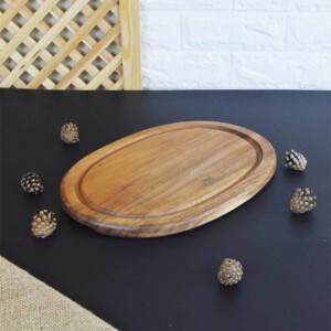 NJOY AKASYA RE208 OVAL STEAK PLATE 40X25CM