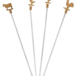 NJOY SKEWER KABARTMA HAYVAN MOTIF SHORT 5.5MM40CM