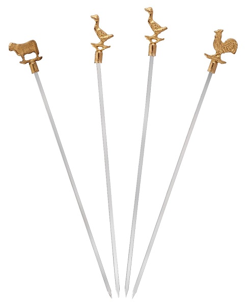 NJOY SKEWER KABARTMA HAYVAN MOTIF SHORT 5.5MM40CM