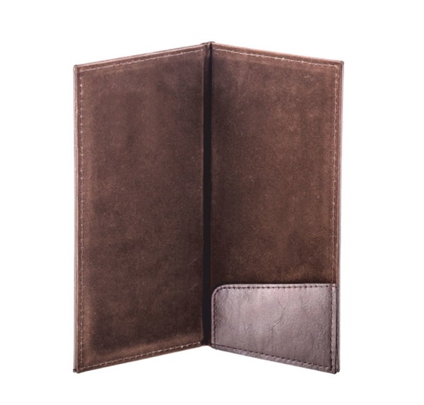 NJOY 10011-S01K LEATHER SINGLE POCKET MENU 10X22CM