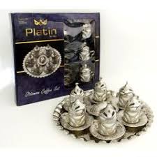 NJOY PLTN-06PLATIN OTTOMAN COFFEE SET 1SET21PCS