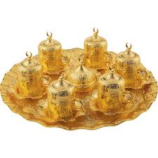 NJOY PLTN-06YALDIZ OTTOMAN COFFEE SET 1SET21PCS