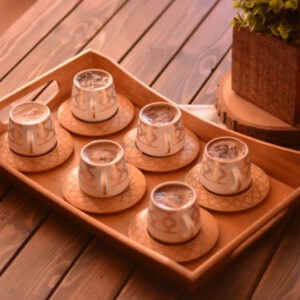 BAMBUM B0932 HANEDAN TURKISH COFFEE SET 1SET12PCS