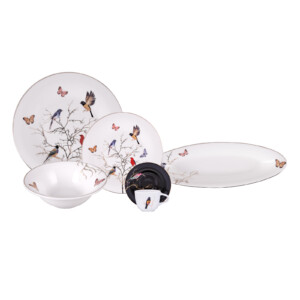 KARACA FINEPEARL GRACE BLACK MINT 1SET24PCS