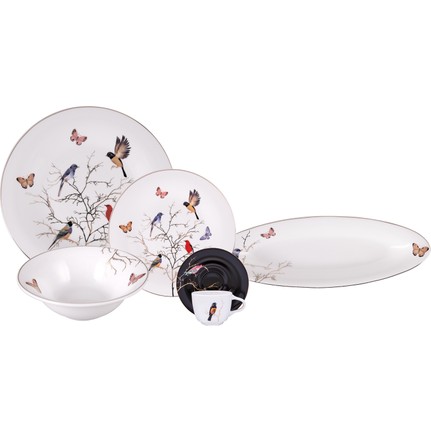 KARACA FINEPEARL GRACE BLACK BREAKFAST 1SET26PCS