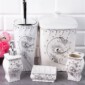 PACI500310 BATH SET STONY PORCELAIN 1SET5PCS