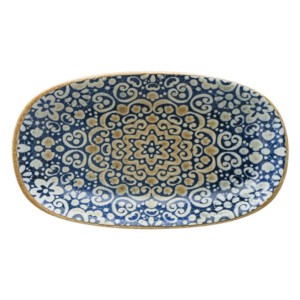BONNA ALHAMBRA GOURMET OVAL KAYIK PLATE 15X8.5CM