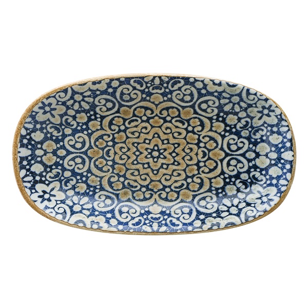BONNA ALHAMBRA GOURMET OVAL KAYIK PLATE 15X8.5CM