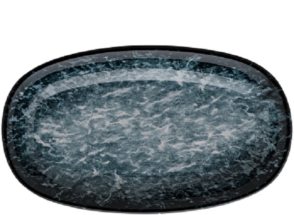 BONNA SEPIA GOURMET OVAL PLATE 24X14CM