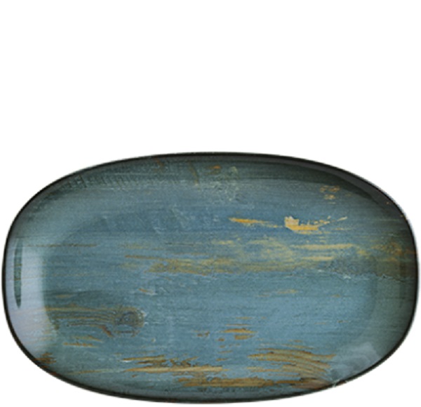 BONNA MADERA MINT GOURMET OVAL PLATE 19X11CM
