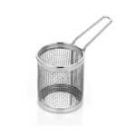 NJOY 00502AB STAINLESS ROUND FREYERBASKET8.5X8.5CM